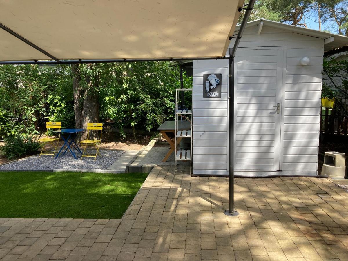 CasitaCuriosa  chalet op camping met buitenzwembad Balen Buitenkant foto