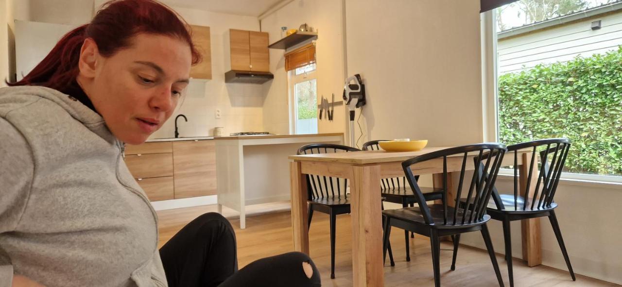 CasitaCuriosa  chalet op camping met buitenzwembad Balen Buitenkant foto