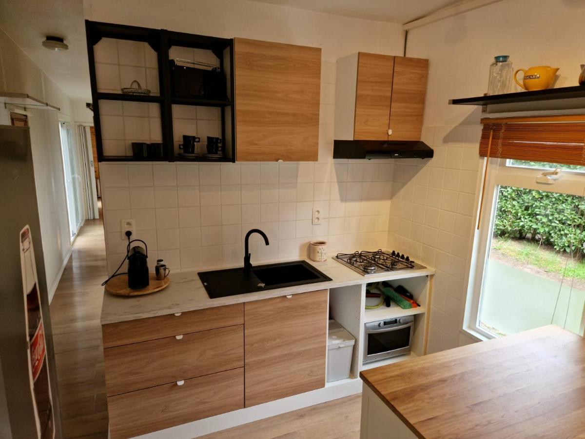 CasitaCuriosa  chalet op camping met buitenzwembad Balen Buitenkant foto